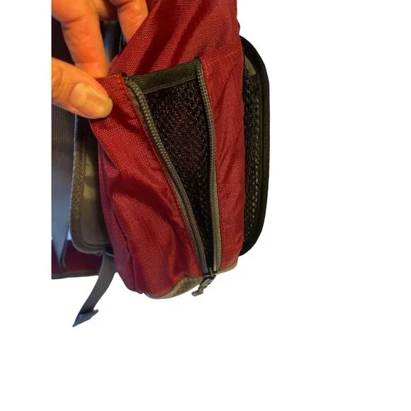 LL Bean Red Shoulder Strap Laptop Computer Messenger 5-Pocket Carry on Bag 18" - Picture 8 of 16